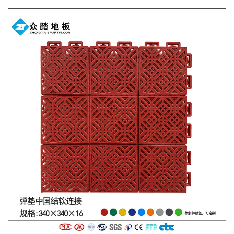 Spring pad chinese knot soft connection