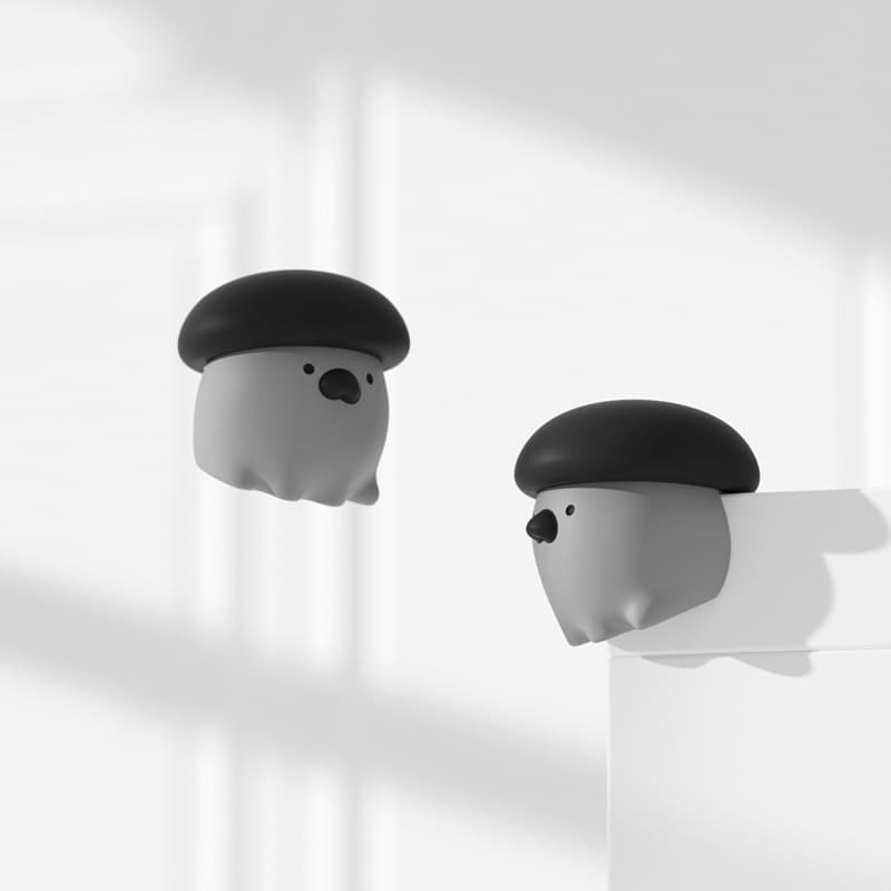 Mushroom horn black