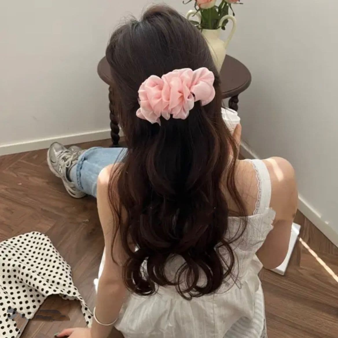 3# pink-clip 10cm flower about 13cm
