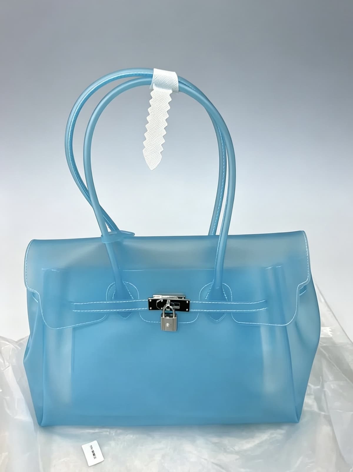 Tpu transparent light blue