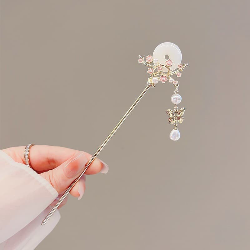 Sakura jade ring