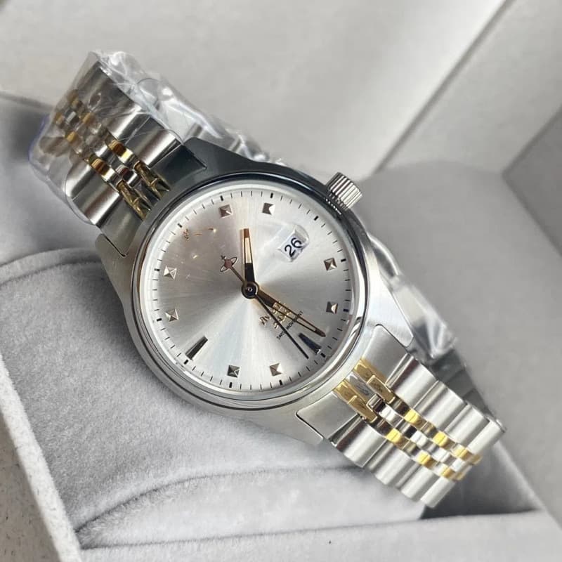 29mm simple gold white