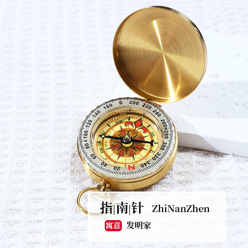 (log style) compass