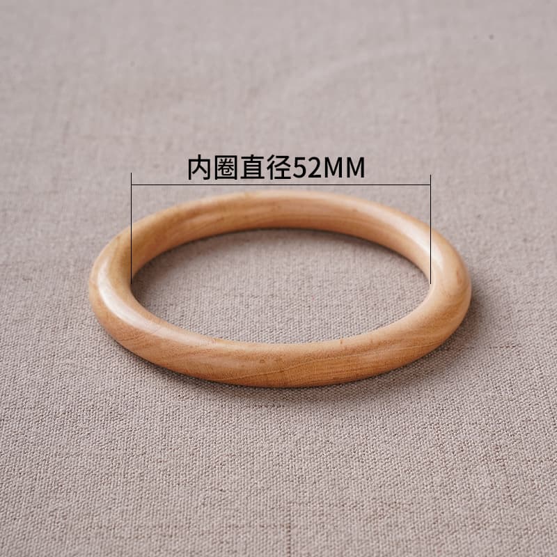 【Peach Wood Plain Bangle】52