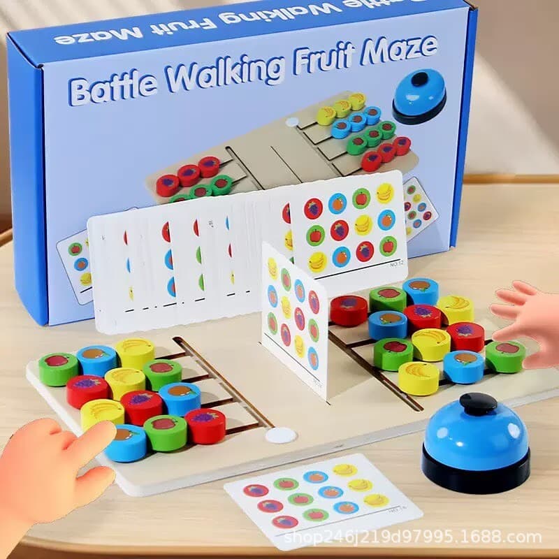 Two-player battle with four-color positioning