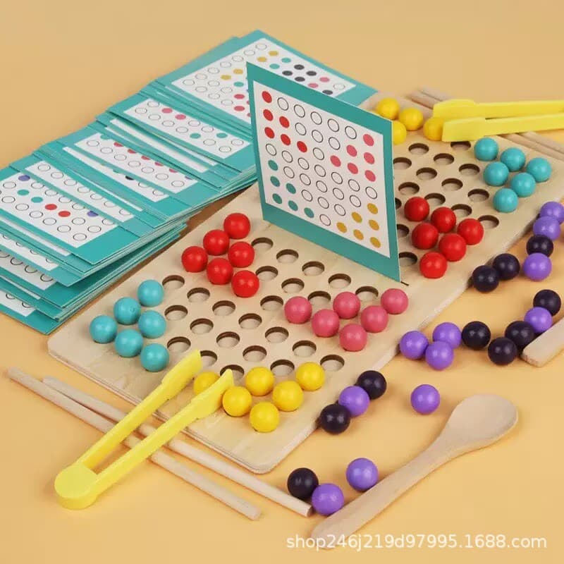 Two-player bead-picking game