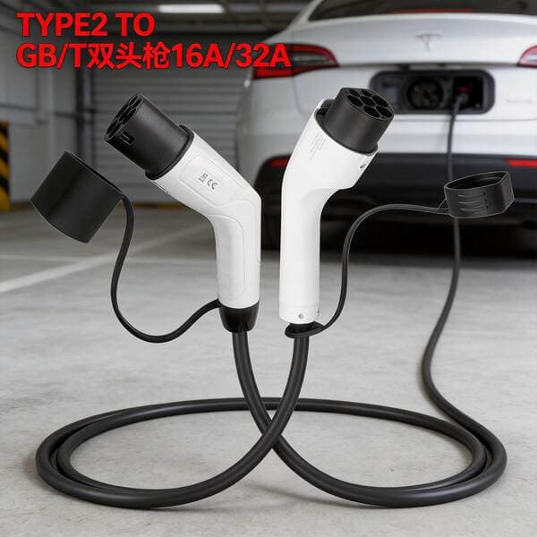 St-E252 New Energy Electric Vehicle Gbt Charging Gun Cable European Standard to National Standard Dual-Head Charging Cable 3.5~22Kw
