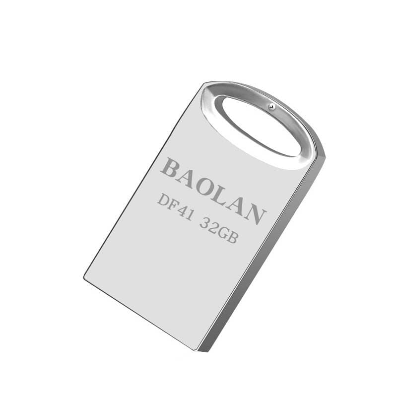 USB flash disk wholesale BAOLAN DF41 Flash Disk 4 g8g16gUSB2.0 metal mini car USB flash disk 4