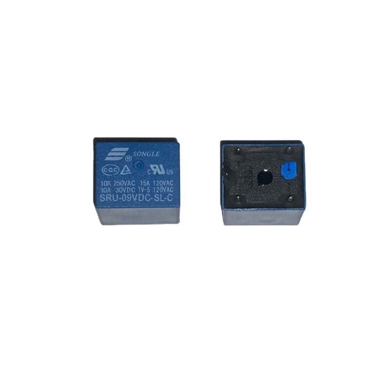 Songle SRU-09VDC-SL-C (T70) rele, 9V DC, 10A 250V, 5 pinli çevirici. 5