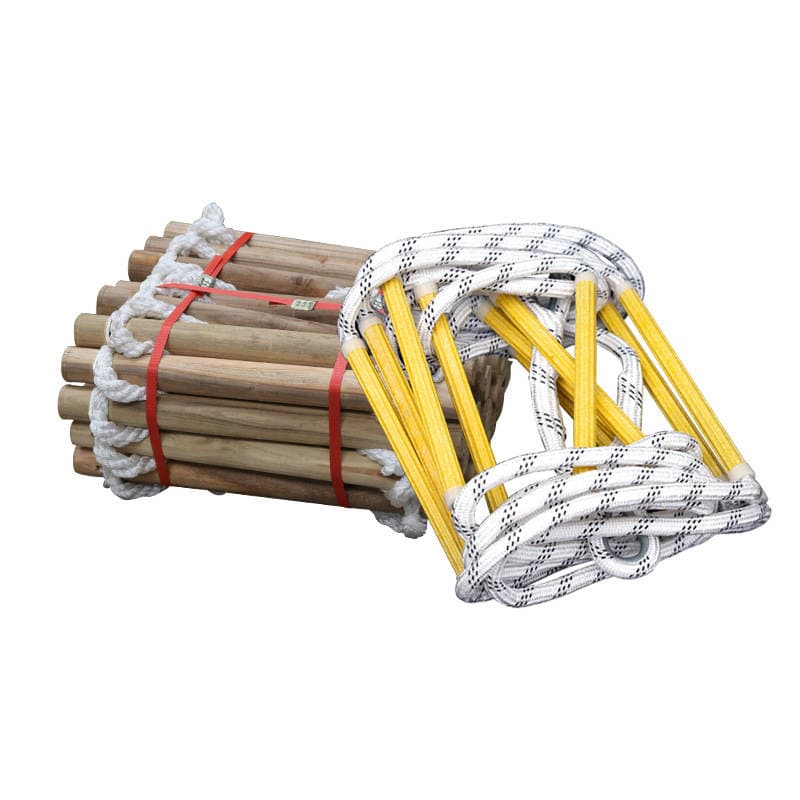 Fire ladder rope ladder fire escape rescue ladder aerial work life ladder insulation wear-resistant non-slip resin wholesale 5