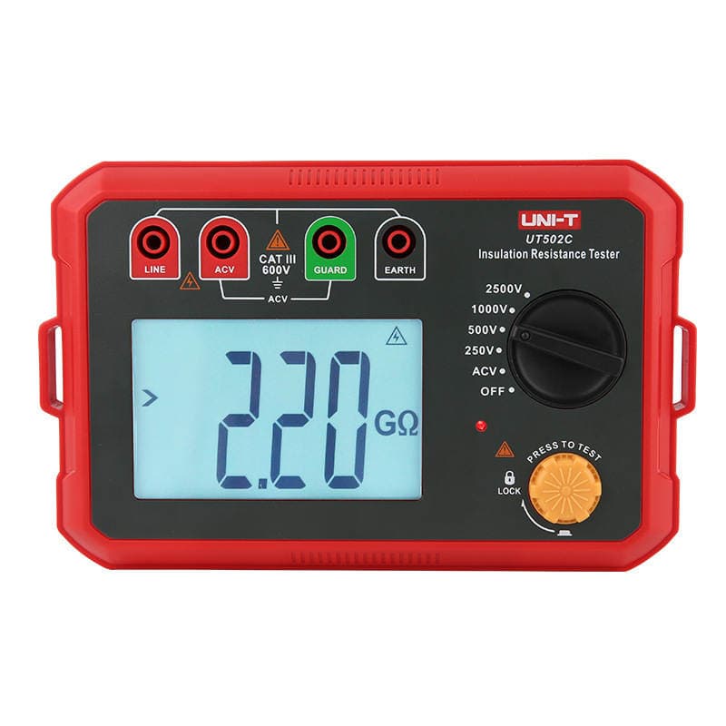 Uleid UT501C/UT502C Rəqəmsal İzolyasiya Müqaviməti Testeri 2500V 5