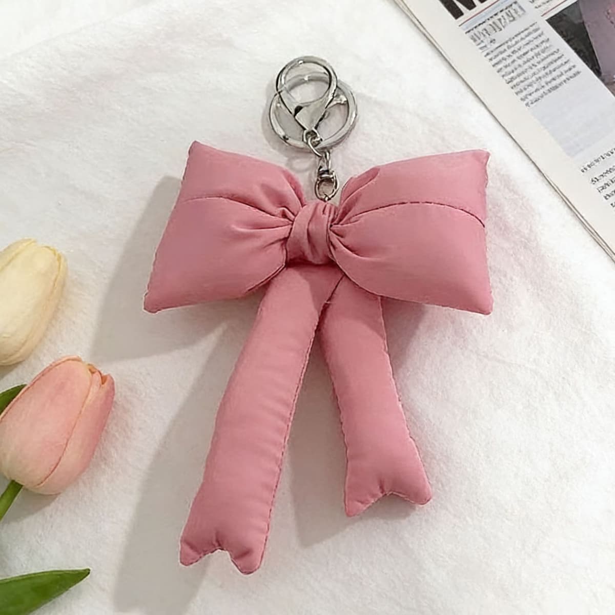 Pink bow style