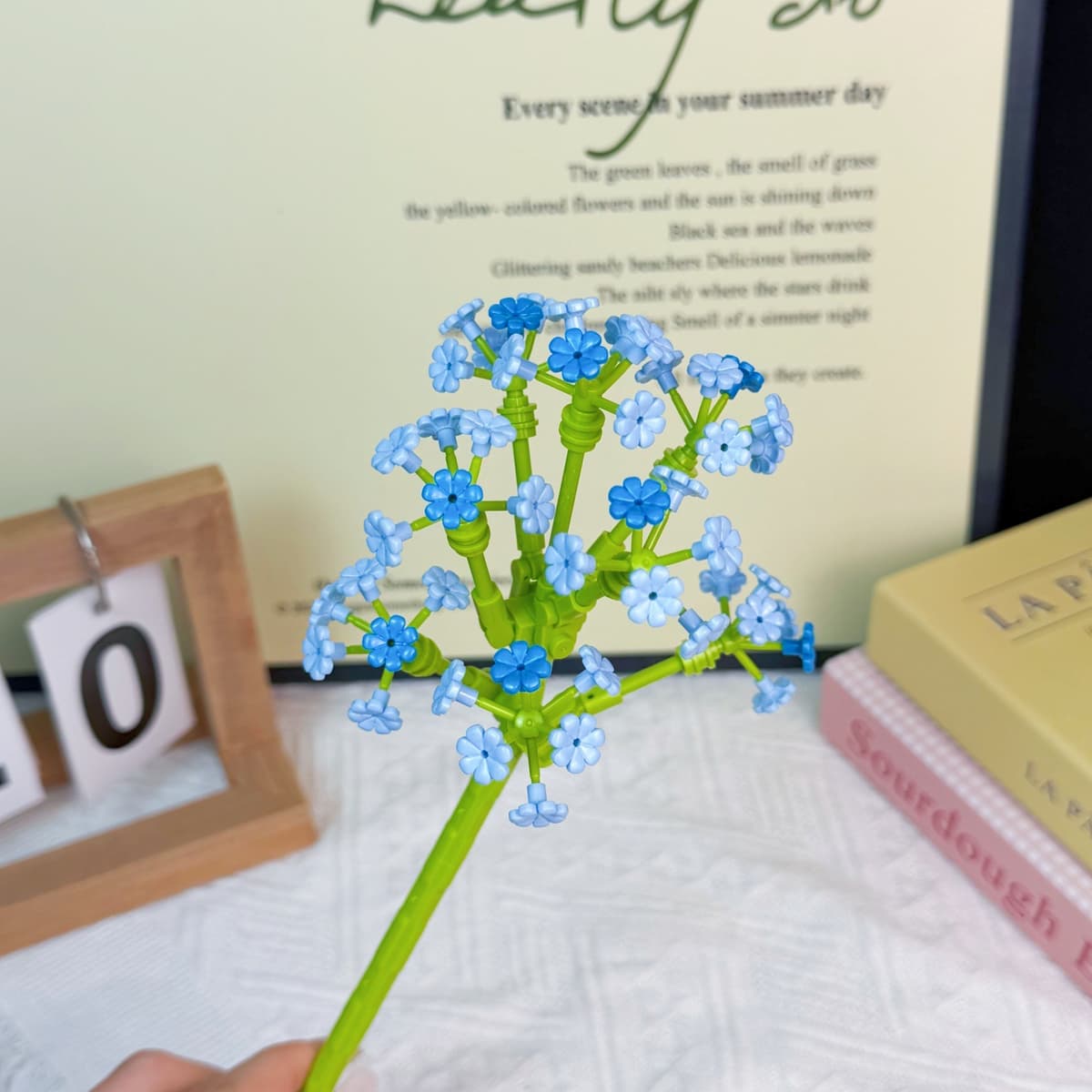 Blue gypsophila (bagged)