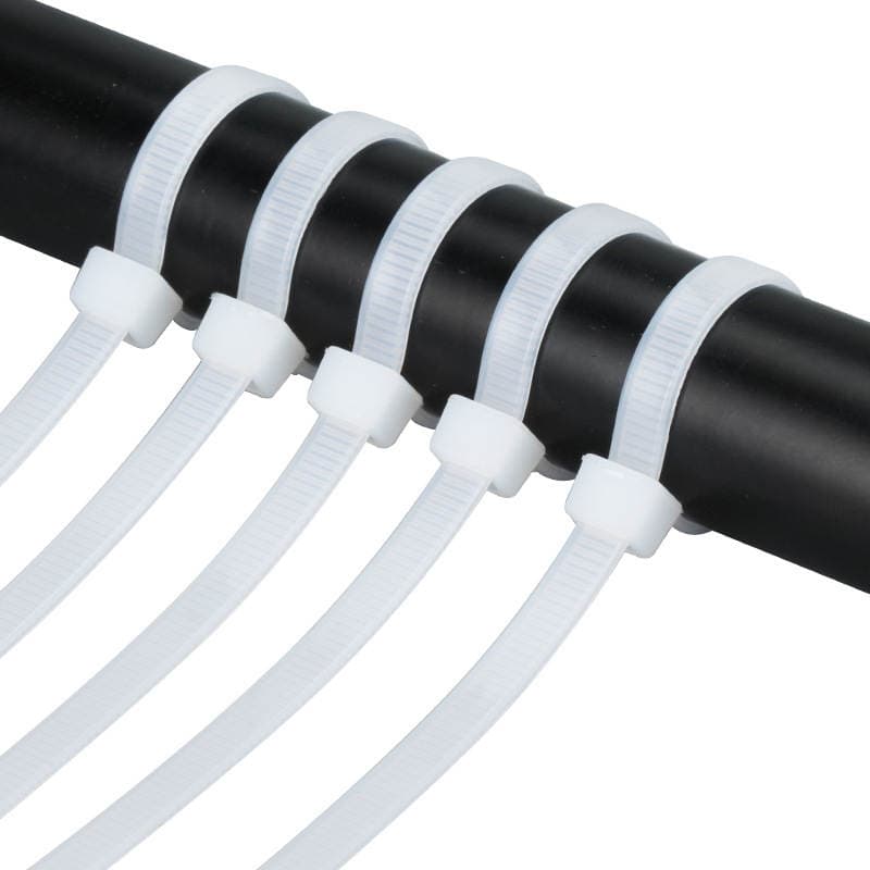 Özübağlanan neylon kabel bağları, aşağı temperatura davamlı, qara və ağ 5