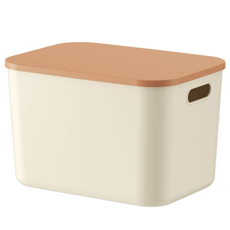 Desktop Storage Box for Household Snacks, Toys, and Miscellaneous Items, Rectangular Cosmetic Organizer with a High-End Feel and Lid 5