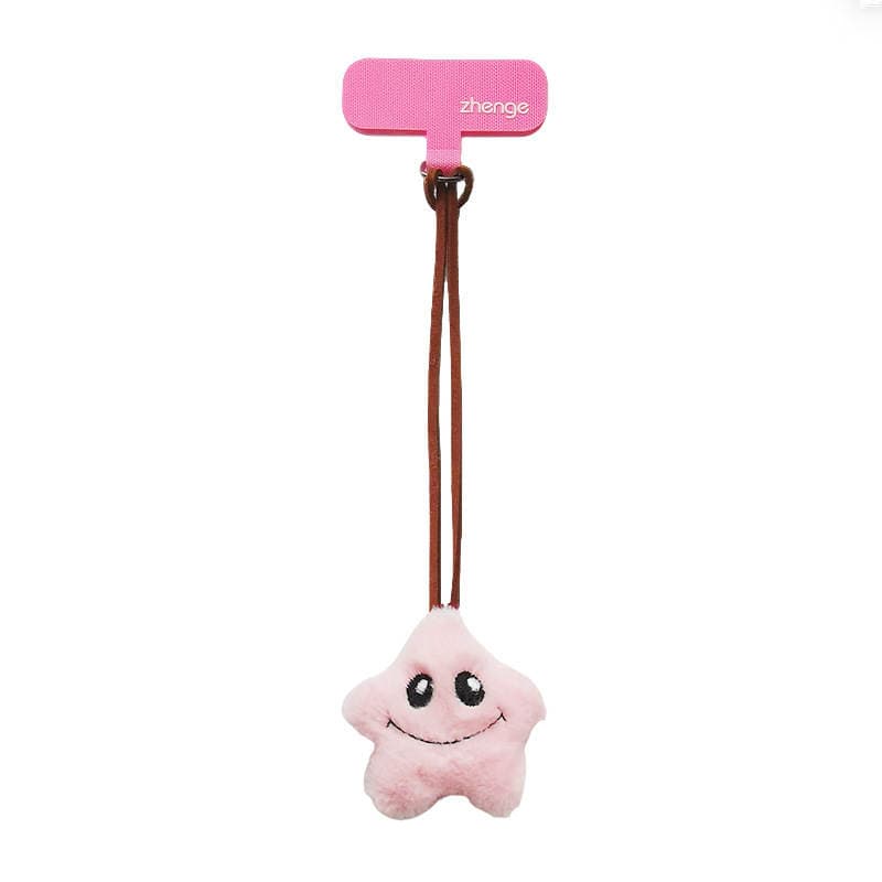 Cute Star Plush Doll Pendant, Cute Mobile Phone Case Pad Clip, Women's Bag Pendant, Autumn and Winter Outdoor Use 5