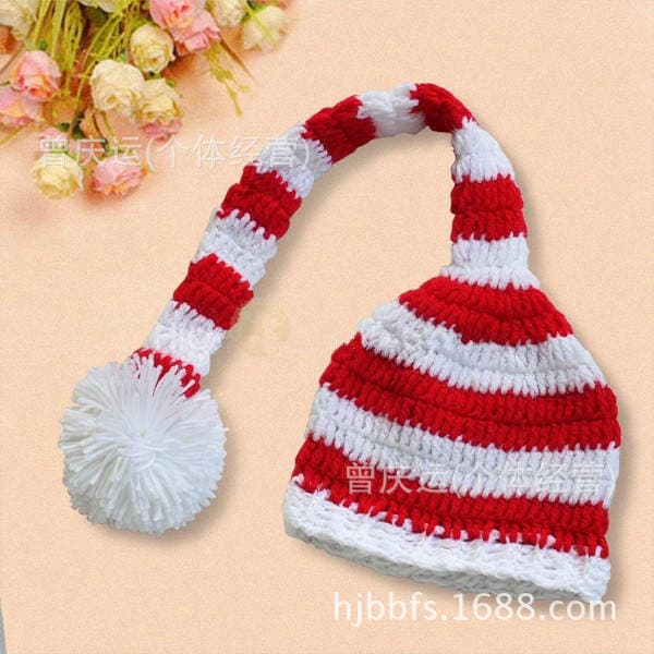 Handmade hat wholesale Christmas hat knitting supply foreign trade
