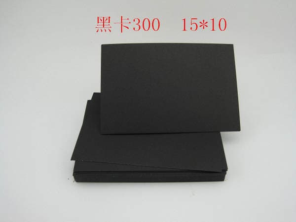 Black card 300g blank postcard rubber stamp printed card hand-painted card 15*10 bags 50 pieces/bag
