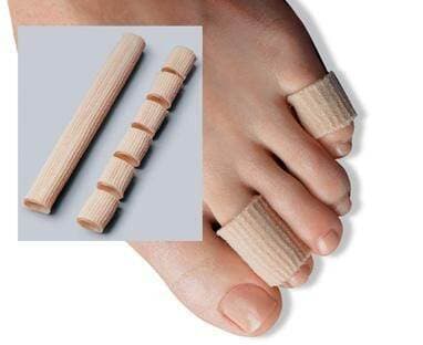 Toe Care Viscose Tube Corn Blister Care Natural Silicone High Quality Elastic Fabric Taiwan Quality