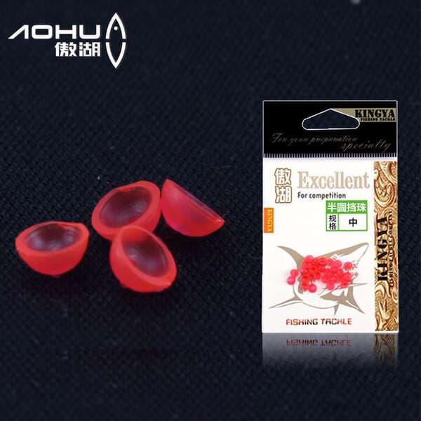Aohu Smooth and Rounded Semi-Circular Fishing Stopper, Fishing Accessory Small Parts Semi-Stopper