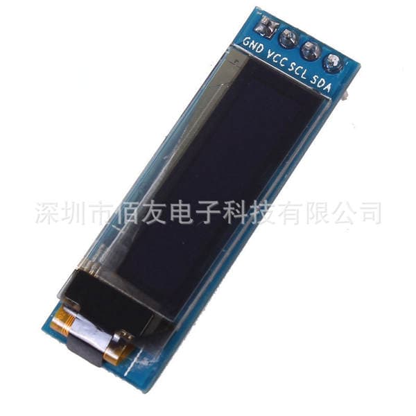 0.91 düym OLED LCD displey modulu, 128x32, 3.3V və 5V ilə uyğun.