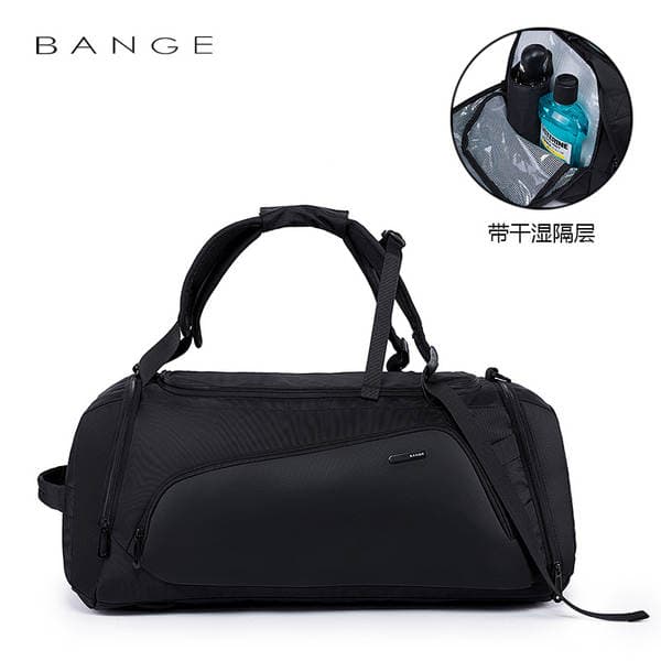 Bange New Gym bag Men's Travel Backpack Multi-functional Outdoor Crossbody Handbag Cross-border Gym bag