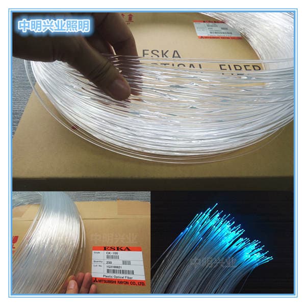 Mitsubishi optical fiber CK100 2.5mm underground lamp optical fiber raw material pmma instrument light guide plastic optical fiber wire
