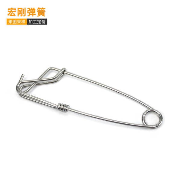 Zhejiang Fujian Stainless Steel Crab Hook Fishing Gear Connector Open-Eye Safety Pin Link Fishing Supplies Accessories High Hardness