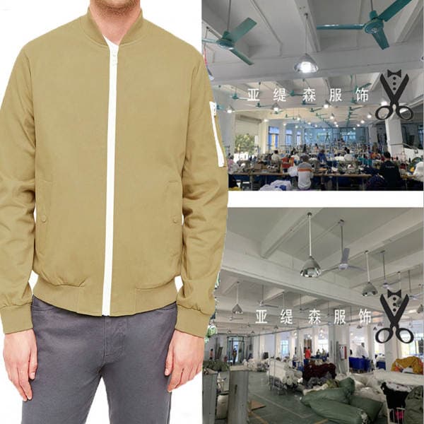 Foreign Trade Cross-Border Factory Customized Logo Men's Printed and Embroidered Baseball Uniforms Flight Jackets Cotton Jackets with Materials Included