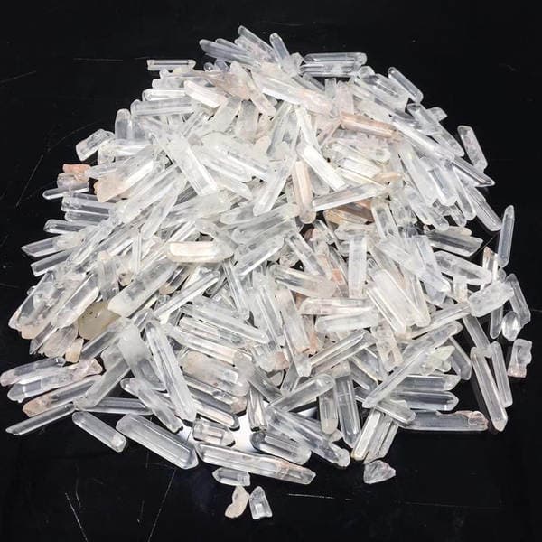 Wholesale white crystal column single crystal crystal strip mineral crystal crystal crafts making white crystal raw stone