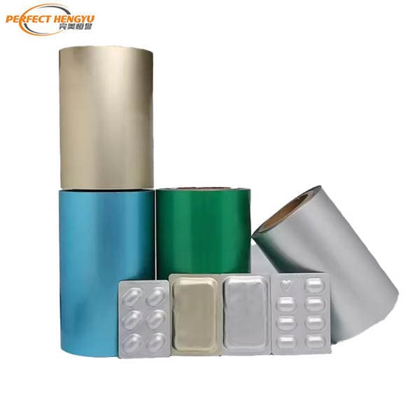 Hubei Cold Aluminum Supply Glue Aluminum Foil Cold Stamping Aluminum Cheap Medicinal Aluminum Foil Glue Packaging Aluminum Foil