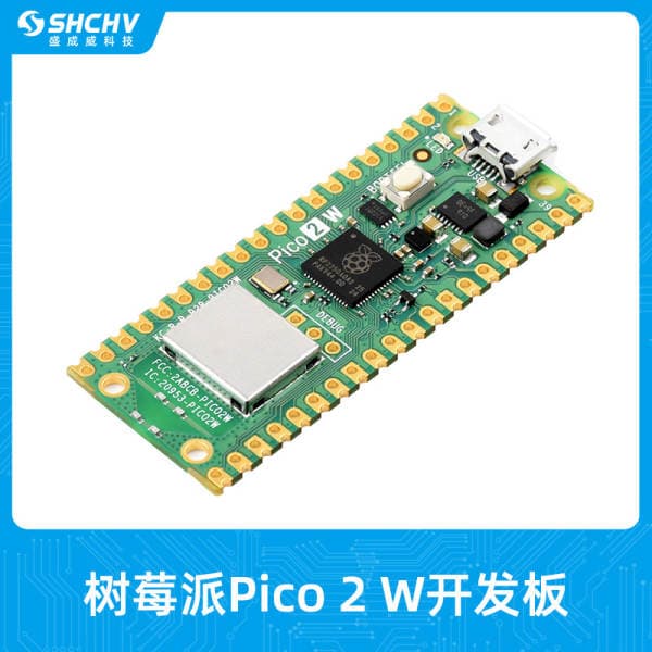 Raspberry Pi Pico 2W Development Board with WIFI Internet of Things RP2350 Dual Core Raspberry Pico 2W