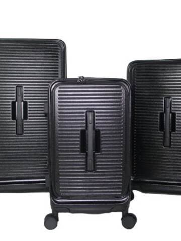 Front-Opening Sports Version Thickened Large-Capacity Zipper Combination Lock Suitcase for International Travel, Sports Style