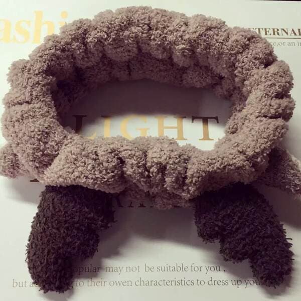 Yeni Yumşaq Məxmər Buynuzlu Saç Bandı