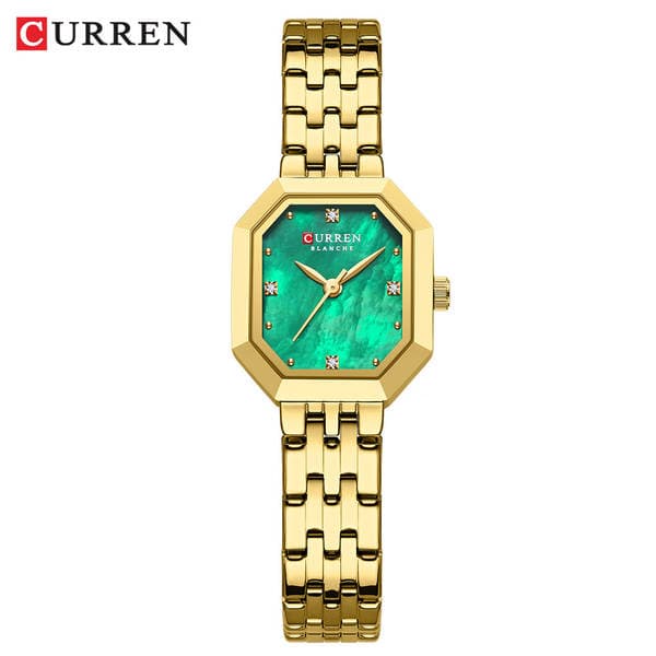 Curren 9108 Yeni Dəbli Qadın Saatı, Sədəf Səthli, Zərif və Rəngli