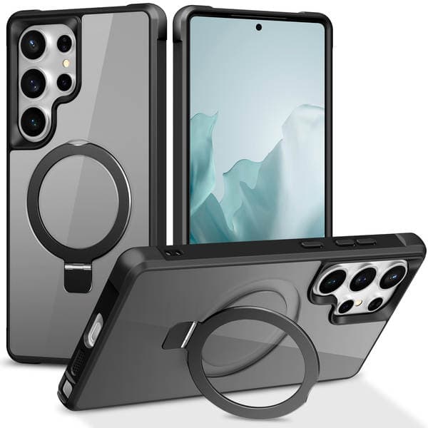 Magnetic Stand Phone Case Suitable for Samsung S26Ultra Protective Cover S25Plus Anti-Fall Matte Skin Feel 4
