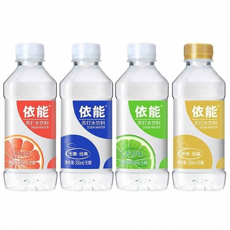 Yineng qazsız, şəkərsiz, zəif qələvi soda suyu, 350ml x 24 şüşə