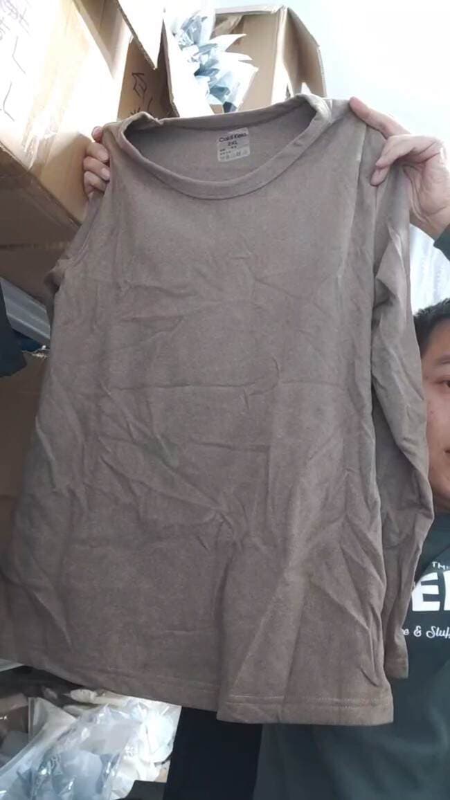 Qəhvəyi Kişi Kaşmir Payız/Qış Alt Qatı Topu (XL, 70-80 kq)