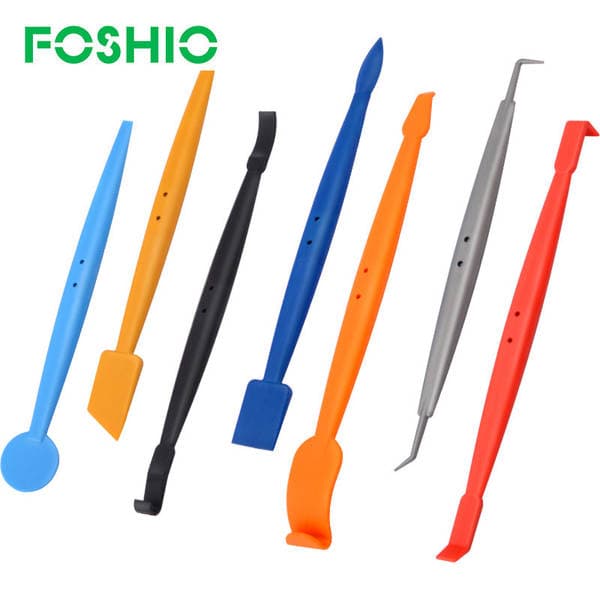 Foshio Wholesale Film Edge Applicator 7-Piece Set of Film Application Tools for Gap Processing and Color-Changing Film Magnetic Edge Scraper