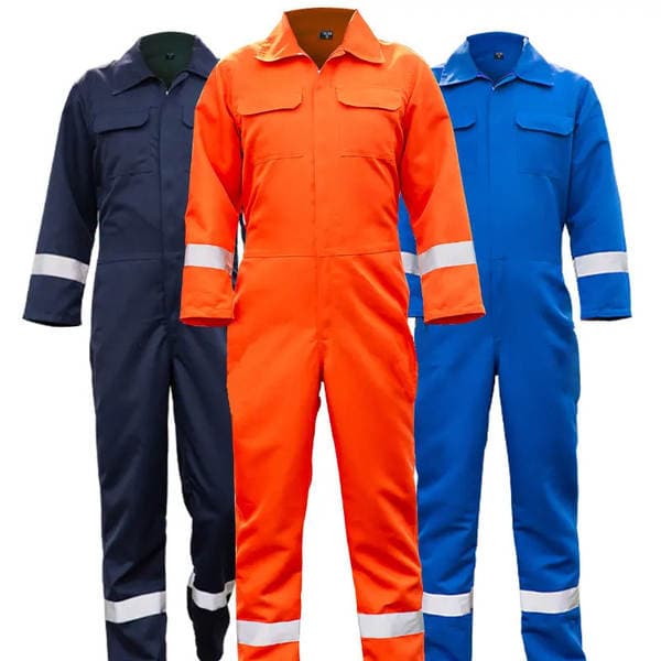 Manufacturer Supplies Flame-Retardant Workwear Overalls for Foreign Trade Export, Pure Cotton Workwear, and Labor Protection Clothing