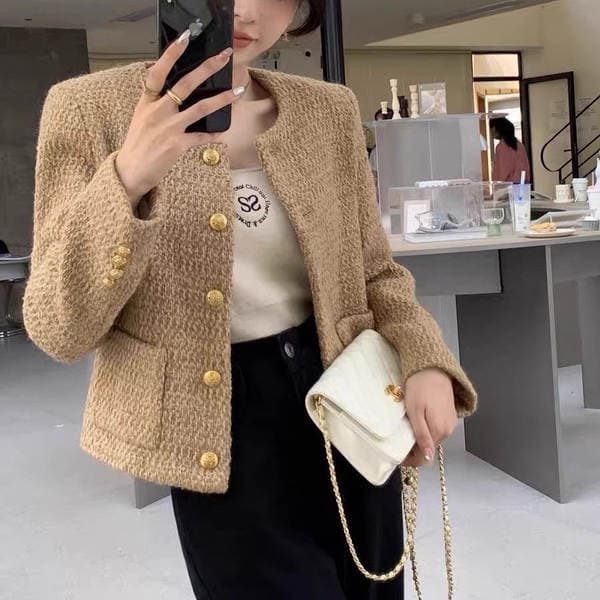 2026 New Trendy High-End Fashion Versatile Sweet Style Commuter Short Jacket French Chic Style Jacket for Women