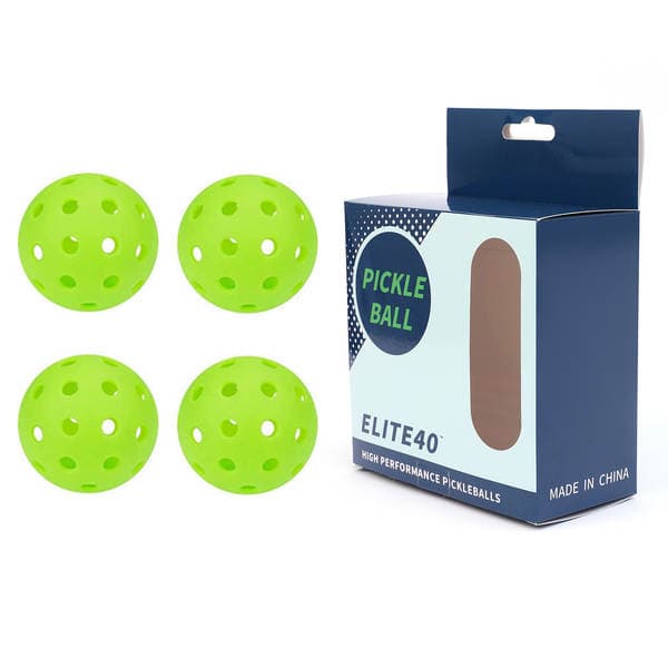 40 hole pickle ball 74mm color boxed hole hole ball PE elastic wiffy ball factory direct Amazon wholesale