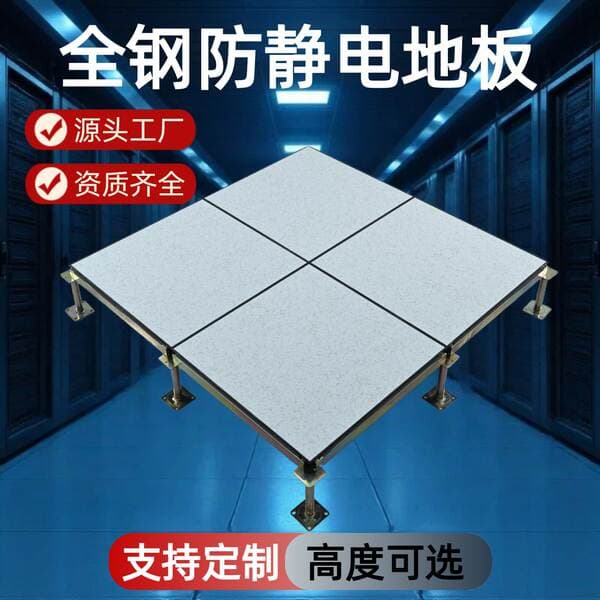 All-Steel Anti-Static Floor Hpl/Pvc Surface Elevated Movable Floor Tiles for Data Center Computer Rooms