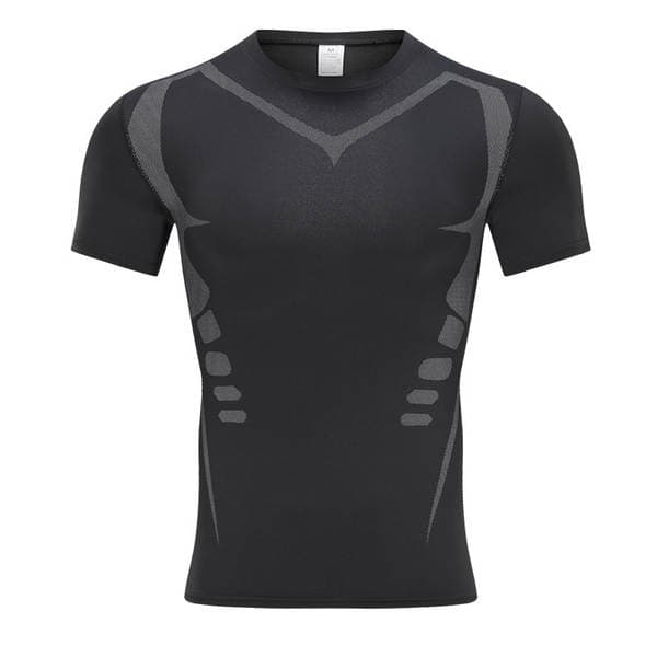 New Summer Breathable Sports T-Shirt for Men, Quick-Drying Short-Sleeved Custom-Made Casual Fitness Quick-Drying Clothing for Men, Outdoor Mountaineering