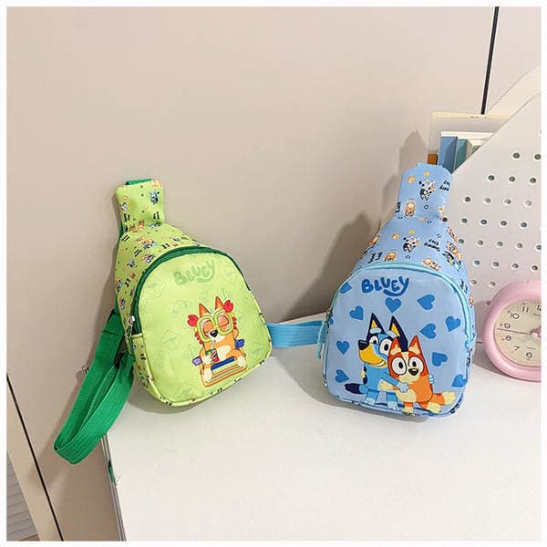 Children's Bags, Korean Style, Fresh and Cute, Girls' Chest Bags, Cute Cartoon Cross-Body Bags for Boys and Girls, Lightweight Casual Coin Purses