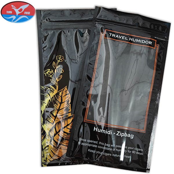Factory In-Stock New Model Cigar Humidor Bag, Universal Cigar Pouch, Printed Composite Sealed Cigarette Roll Portable Bag