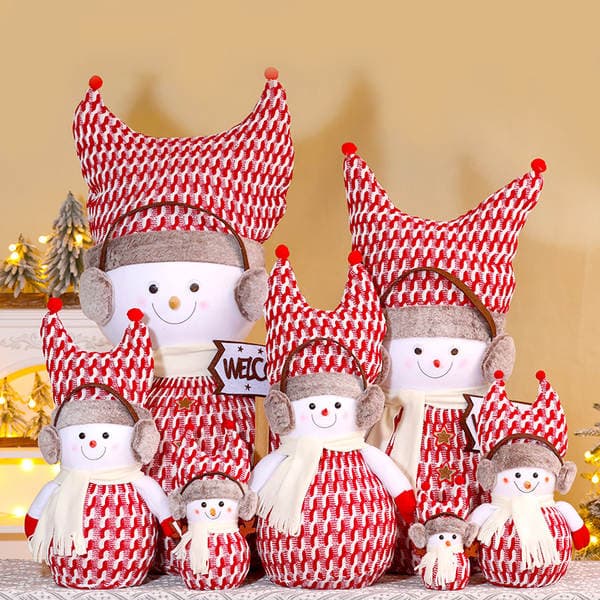 Christmas Decorations Christmas Large Double-Horned Snowman Ornaments Doll Ornaments Gifts Shopping Mall Window Scene Layout