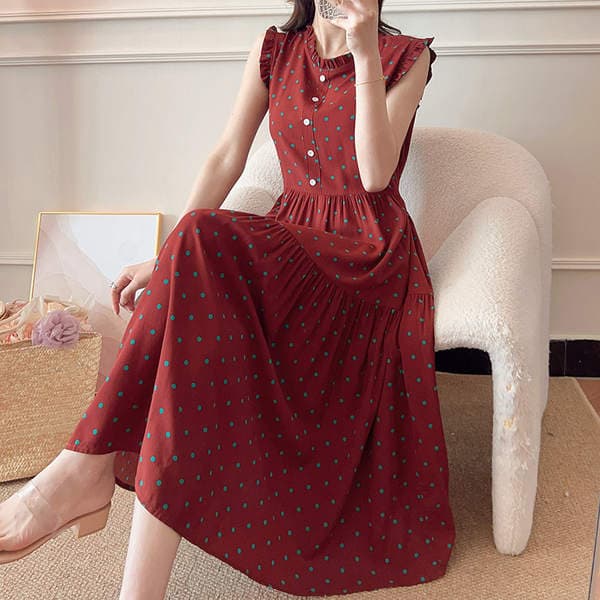 Yeni böyük ölçülü sərbəst kəsimli rayon çiçəkli çoxqatlı don