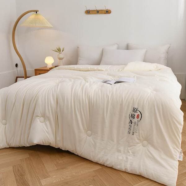 Class A raw cotton soybean quilt thickened spring and autumn quilt soybean fiber quilt core winter quilt gift quilt live distribution