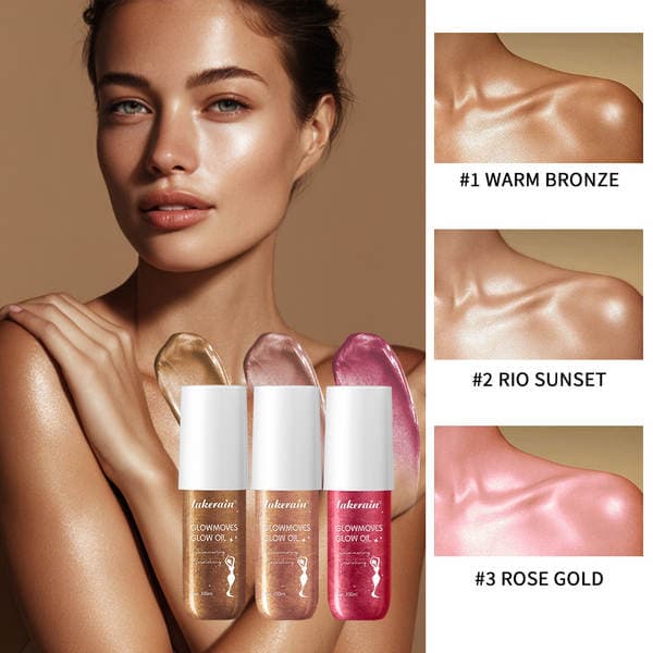 Glowmoves Parlaq Bədən Yağı, İşıqlandırıcı Parıltılı Maye